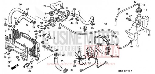 KUEHLER (CBR1000FH/FJ/FM) CBR1000FJ de 1988